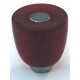 Cal Crystal Cal Crystal 108-CM002pc 108-CM Athens Collection Polyester Round Knob with Solid Brass Base