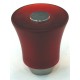 Cal Crystal Cal Crystal 109-CM001pb 109-CM Athens Collection Polyester Round Knob with Solid Brass Base