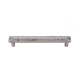 JVJ Hardware 4331 Bedrock Collection 128 mm c/c Rustic Square Pull, Composition Zamac