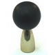 Cal Crystal Cal Crystal 111-CM002pb 111-CM Athens Collection Polyester Sphere Knob with Solid Brass Base
