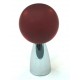 Cal Crystal Cal Crystal 111-CM002pb 111-CM Athens Collection Polyester Sphere Knob with Solid Brass Base