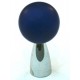 Cal Crystal Cal Crystal 111-CM011pb 111-CM Athens Collection Polyester Sphere Knob with Solid Brass Base