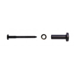 Custom Service Hardware NT.1303-34mm.08 Rail Mount (1-5/16") System Kit, Black