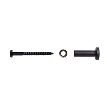 Custom Service Hardware NT.1303-34mm.08 Rail Mount (1-5/16") System Kit, Black