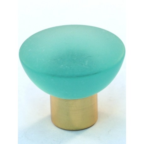 Cal Crystal 113 Athens Collection Polyester w/ Solid Brass Knob, Dia.-33 mm, Proj.-22 mm
