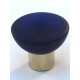 Cal Crystal Cal Crystal 113-13 113-CM Athens Collection Polyester Round Knob with Solid Brass Base