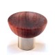 Cal Crystal Cal Crystal 113-CM002pb 113-CM Athens Collection Polyester Round Knob with Solid Brass Base