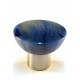 Cal Crystal Cal Crystal 113-1719 113-CM Athens Collection Polyester Round Knob with Solid Brass Base