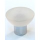 Cal Crystal 113-CM Athens Collection Polyester Round Knob with Solid Brass Base