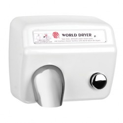 World Dryer Model A Series Push-button Surface Hand Dryer