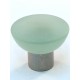 Cal Crystal Cal Crystal 113-CM011pb 113-CM Athens Collection Polyester Round Knob with Solid Brass Base
