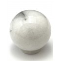 Cal Crystal CALCRYSTAL-RBY-1 RB Marble Cabinet Circle Knob