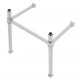 Kingston Brass VPB3328SQ Stainless Steel Console Sink Legs, 28" Length