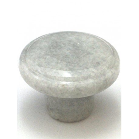 Cal Crystal CALCRYSTAL-RGW-1 RG Grooved Marble Cabinet Knob