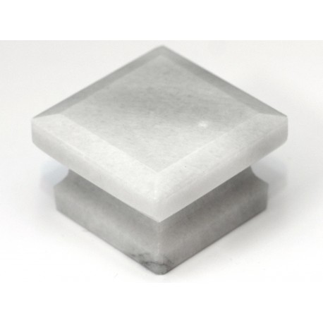 Cal Crystal S-3 Marble Cabinet Square Knob