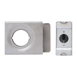 Keedex K-BXSGL234-2D 2" Wide Box Single, 2 3/4" BS, 2 1/8" Hole, Indented to 1 3/4"