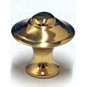 Cal Crystal VB-11 Polished Brass Georgian Cabinet Knob