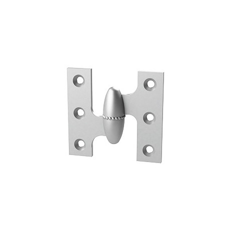 Merit 154B Olive Knuckle Cabinet Hinge w/ Beaded Bushing, 2"H x 2-1/8"W
