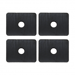 Magnet Source 07006 Ceramic Block Magnet, Pull Rating-1.35 Lbs. (4 Pcs.)