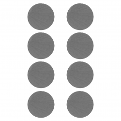 Magnet Source 07003 Ceramic Disc Magnet, Pull Rating-2.12 Lbs. (8pk)