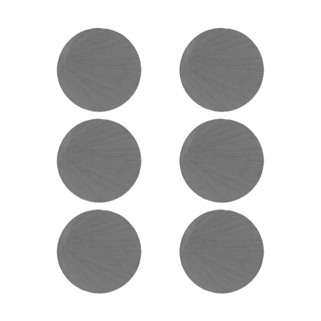 Magnet Source 07004 Ceramic Disc Magnet, Pull Rating-2.36 Lbs. (6 Pk)