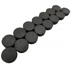 Magnet Source 07073 Ceramic Disc Magnet, Pull Rating-0.25 Lbs. (15 Pk)