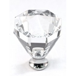 Cal Crystal M13/32 Crystal Octagon Knob
