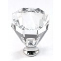 Cal Crystal M13/32 Crystal Octagon Knob