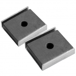 Magnet Source 07220 Ceramic Latch Magnet Channel Assemby (2 Pk)