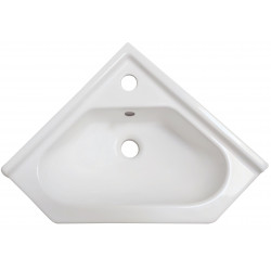 American Imaginations AI-28229 21.5-in. W Above Counter White Bathroom Vessel Sink For 1 Hole Center Drilling