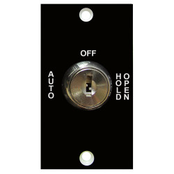 Camden CM-160 Key Switch w/ Plastic Lamacoid (Mini) Faceplate
