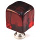 Cal Crystal CALCRYSTAL-ARTXCLR-US26 ARTX-CLR Glass Cube Cabinet Knob