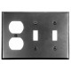Acorn AW5BP AW6BP Duplex Smooth Iron-Steel Wall Plate