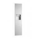 Bobrick B-36903 TrimLineSeries Recessed Paper Towel Dispenser & Waste Receptacle, 1.6-Gallon Waste