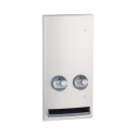 Bobrick B-4706 ConturaSeries Recessed Napkin-Tampon Dispenser, Finish-Satin