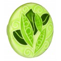 Acorn PR3 Ceramic Knob Lg Rd Green Peas in Pods