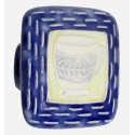 Acorn PS7 Ceramic Knob Lg Sq Blue & Yellow w / Teacup