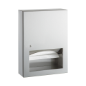 Bobrick B-359039 TrimLineSeries Surface-Mounted Paper Towel Dispenser, 400 Multifold Towels