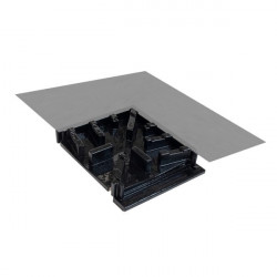 QM Drain 55.500.IC.05 Invisible Modular Outdoor Inside Corner