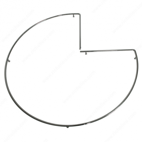 Richelieu 6735140 3/4 Railing for Kidney Shape Lazy Susan