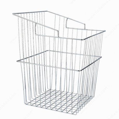 Richelieu KS244 Chrome Tilt Hamper Basket