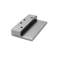 Don-Jo 2050-628 Mounting Bracket, Aluminum Push Plate Finish