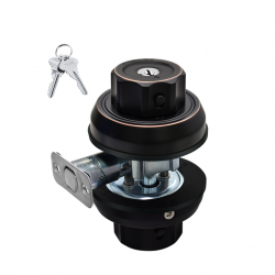 Easilok E4 Deadbolt Lock Keyless With Anti-Mislock Button & Unpickable Night Latch Built-In, Function-Twist to Lock