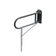 ASI 3420 Series Swing Up Grab Bar with Support Leg - Surface Mounted