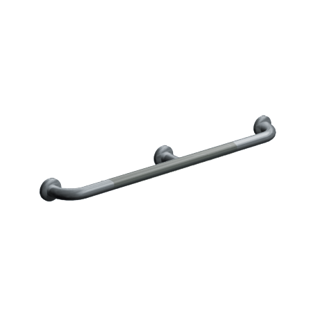 ASI 3702 Snap Flange (1-1/4" Outer Diameter) Smooth - Straight Grab Bar w/ Intermediate