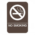 Don-Jo HS-9060-22 A.D.A. Signs, Brown Finish