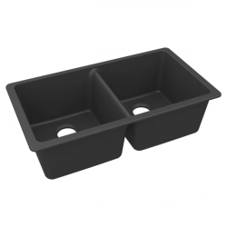 Elkay ELGU3322 Quartz Classic 33" x 18-1/2" Double Bowl Undermount Sink