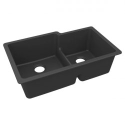 Elkay ELGULBO3322 Quartz Classic 33" x 20-1/2" Double Bowl Undermount Sink with Aqua Divide