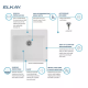 Elkay ELGAD2522PD Quartz Classic 25" x 22" Single Bowl Drop-in ADA Sink with Perfect Drain
