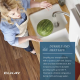 Elkay ELXHU3322R Quartz Luxe 33" x 22" x 10" Offset 60/40 Double Bowl Undermount Sink with Aqua Divide